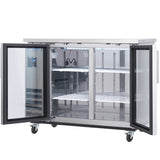 Empura Refrigeration E-KBB48-2G-24-S Back Bar Cooler 49.1"W X 24.4"D X 41.7"H 12.5 Cu. Ft. Capacity