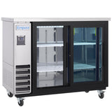 Empura Refrigeration E-KBB48-2G-24SD-S Back Bar Cooler 49.1"W X 24.4"D X 41.7"H 12.5 Cu. Ft. Capacity