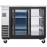 Empura Refrigeration E-KBB48-2G-24SD-S Back Bar Cooler 49.1"W X 24.4"D X 41.7"H 12.5 Cu. Ft. Capacity