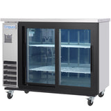Empura Refrigeration E-KBB48-2G-24SD-S Back Bar Cooler 49.1"W X 24.4"D X 41.7"H 12.5 Cu. Ft. Capacity