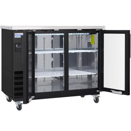 Empura Refrigeration E-KBB48-2G-24 Back Bar Cooler 49.1"W X 24.4"D X 41.7"H 12.5 Cu. Ft. Capacity