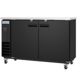 Empura Refrigeration E-KBB60-2-24 Back Bar Cooler 2 Swing Solid Doors 61"W X 24 7/16"D X 41 3/4"H