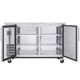 Empura Refrigeration E-KBB60-2G-24-S Back Bar Cooler 61.1"W X 24.4"D X 41.7"H 16.6 Cu. Ft. Capacity