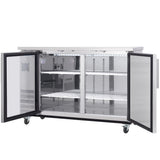 Empura Refrigeration E-KBB60-2G-24-S Back Bar Cooler 61.1"W X 24.4"D X 41.7"H 16.6 Cu. Ft. Capacity