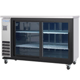 Empura Refrigeration E-KBB60-2G-24SD-S Back Bar Cooler 61.1"W X 24.4"D X 41.7"H 16.6 Cu. Ft. Capacity