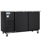 Empura Refrigeration E-KBB70-2-27 Back Bar Cooler 2 Swing Solid Doors 69"W X 27 5/8"D X 42 1/2"H