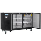 Empura Refrigeration E-KBB70-2-27 Back Bar Cooler 2 Swing Solid Doors 69"W X 27 5/8"D X 42 1/2"H