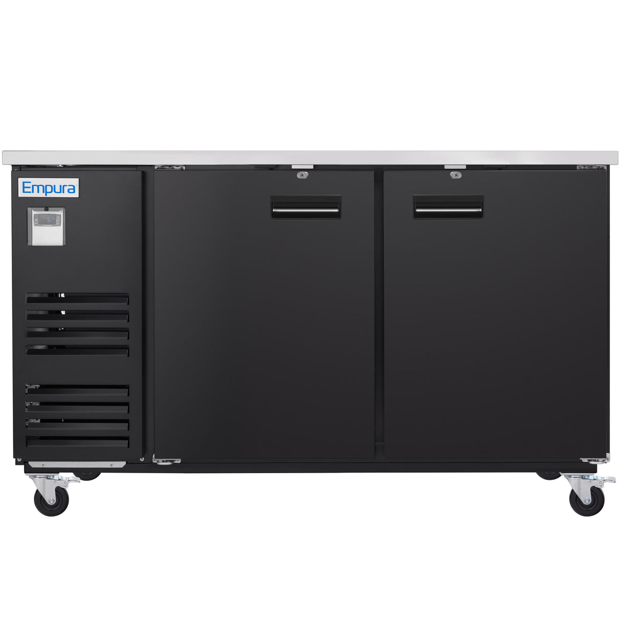 Empura Refrigeration E-KBB70-2-27 Back Bar Cooler 2 Swing Solid Doors 69"W X 27 5/8"D X 42 1/2"H
