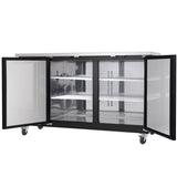 Empura Refrigeration E-KBB70-2-27 Back Bar Cooler 2 Swing Solid Doors 69"W X 27 5/8"D X 42 1/2"H