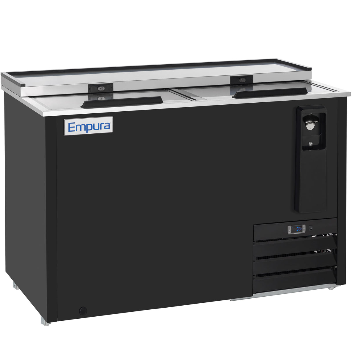 Empura Refrigeration E-KBC-50 Bottle Cooler 49.4"W X 27"D X 35"H 13.7 Cu. Ft. Capacity