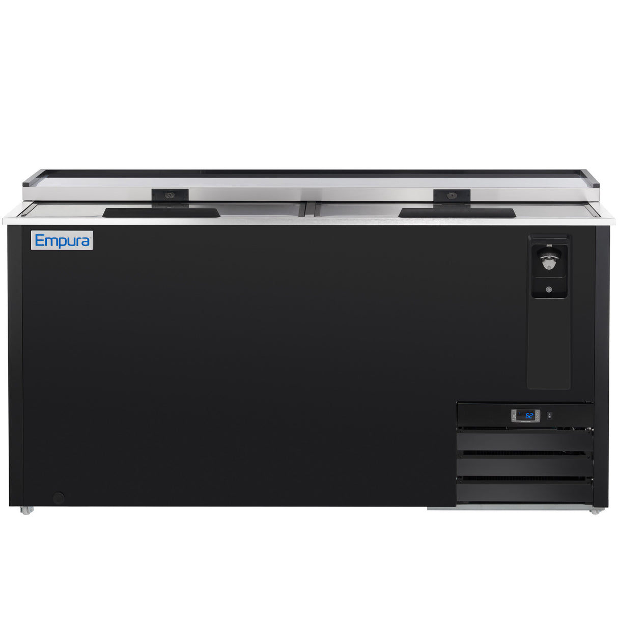 Empura Refrigeration E-KBC-65 Bottle Cooler 64.3"W X 27"D X 35"H 19 Cu. Ft. Capacity