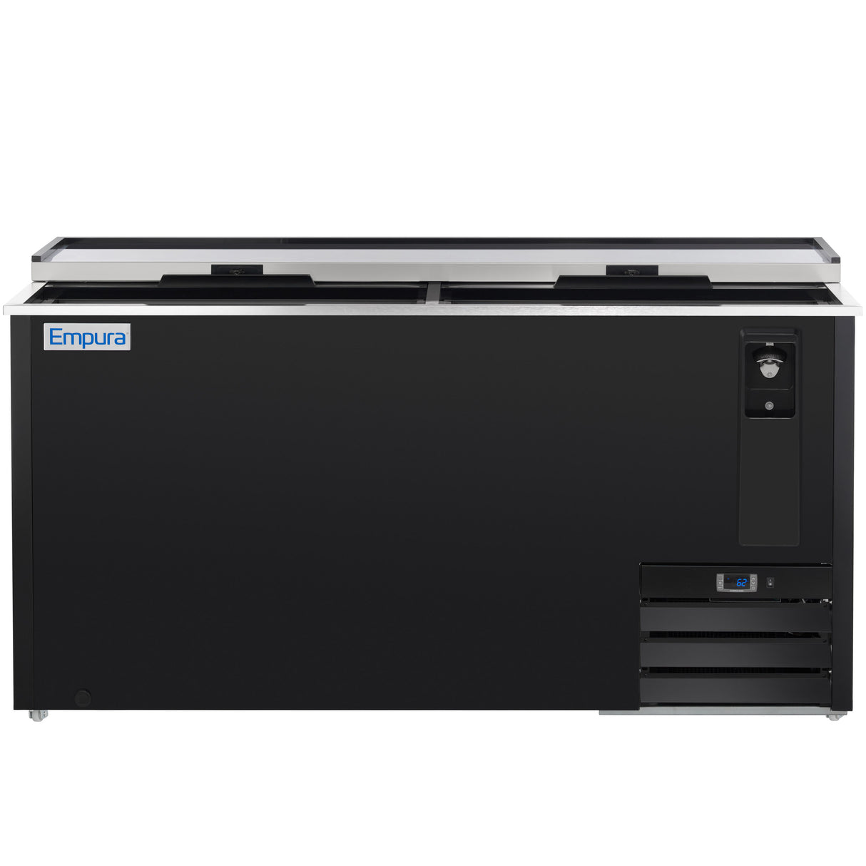 Empura Refrigeration E-KBC-65 Bottle Cooler 64.3"W X 27"D X 35"H 19 Cu. Ft. Capacity