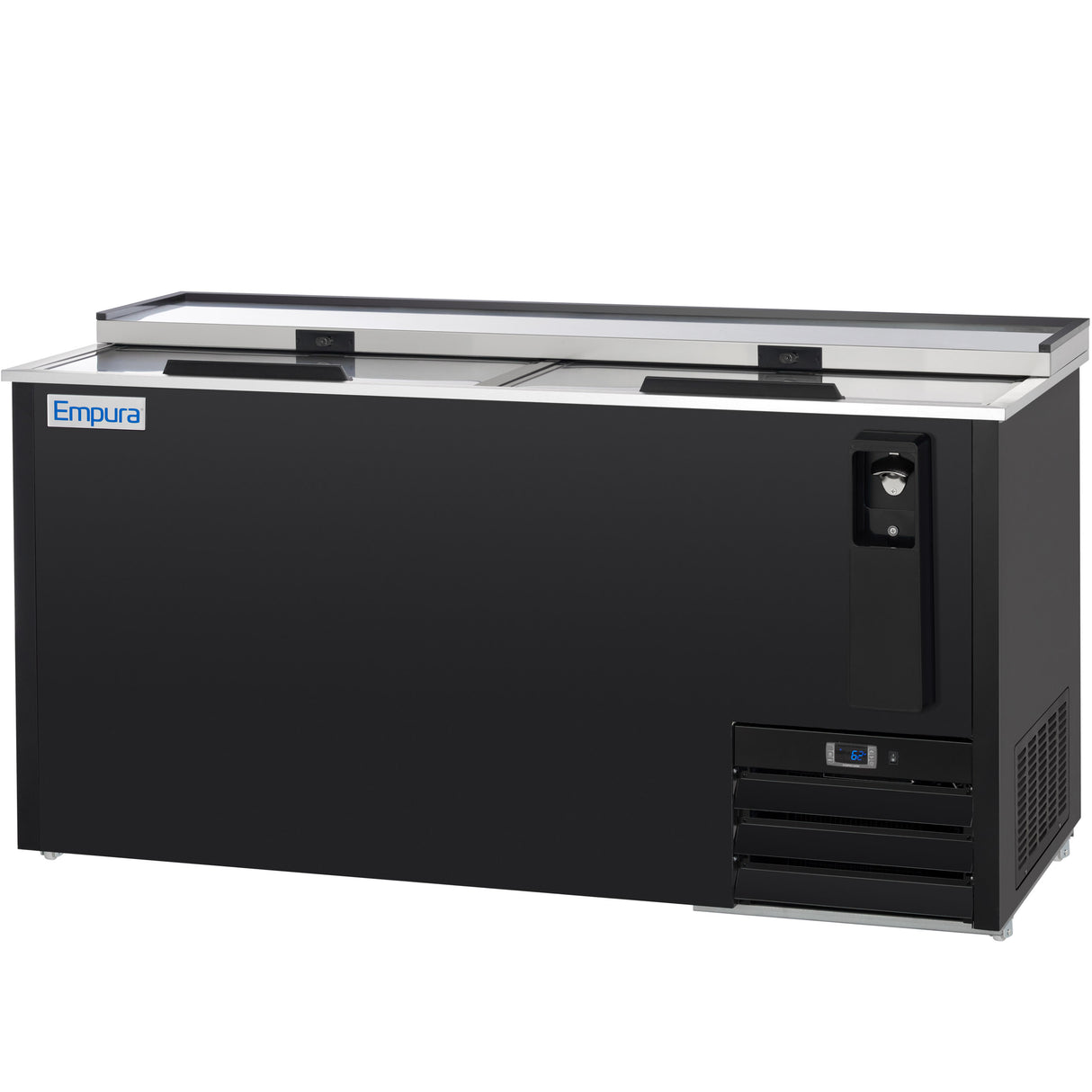 Empura Refrigeration E-KBC-65 Bottle Cooler 64.3"W X 27"D X 35"H 19 Cu. Ft. Capacity
