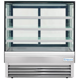 Empura Refrigeration E-KBDSF48-S Refrigerated Display Case 47 1/4"W X 31-1/2"D X 53-9/16"H 39°F To 45°F Temperature Range