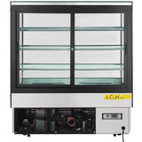 Empura Refrigeration E-KBDSF48-S Refrigerated Display Case 47 1/4"W X 31-1/2"D X 53-9/16"H 39°F To 45°F Temperature Range