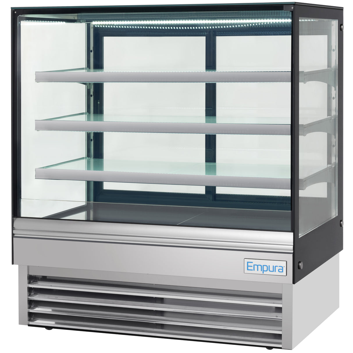 Empura Refrigeration E-KBDSF48-S Refrigerated Display Case 47 1/4"W X 31-1/2"D X 53-9/16"H 39°F To 45°F Temperature Range
