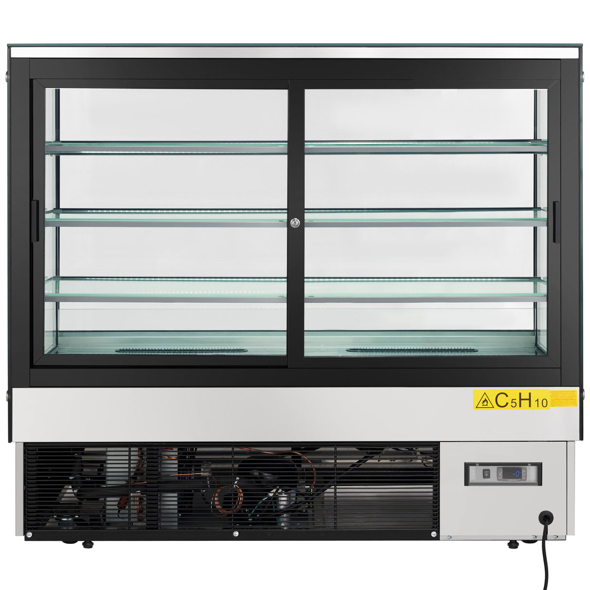 Empura Refrigeration E-KBDSF60-S Refrigerated Display Case 59 1/16"W X 31-1/2"D X 53-9/16"H