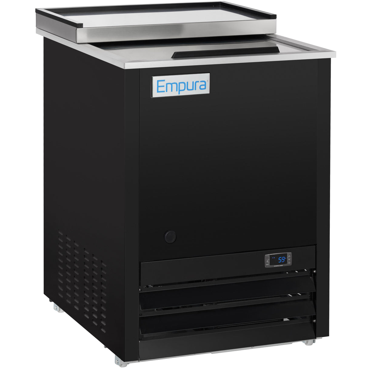 Empura Refrigeration E-KBGF24 Glass Froster 24"W X 27 1/16"D X 34 7/8"H 2 Shelves And Bottom Rack Standard
