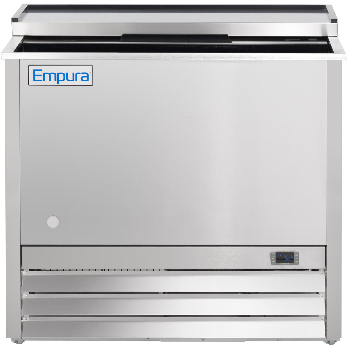 Empura Refrigeration E-KBGF36-S Glass Froster 36 13/16"W X 27 1/16"D X 34 7/8"H 2 Shelves And Bottom Rack Standard