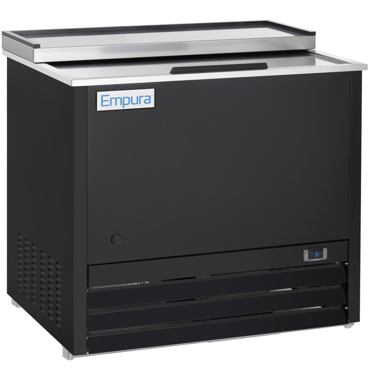 Empura Refrigeration E-KBGF36 Glass Froster 36 13/16"W X 27 1/16"D X 34 7/8"H 2 Shelves And Bottom Rack Standard