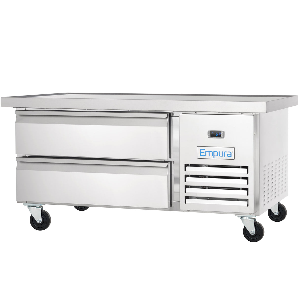 Empura Refrigeration E-KCBRC52 Refrigerated Equipment Stand 52"W X 31.9"D X 26.8"H 6.1 Cu. Ft. Capacity