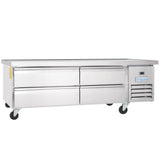 Empura Refrigeration E-KCBRC72 Refrigerated Equipment Stand 74"W X 31.9"D X 26.8"H 11.4 Cu. Ft. Capacity
