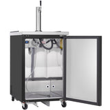 Empura Refrigeration E-KDD1 Direct Draw Beer Dispenser 24.1"W X 29.9"D X 38.7"H 8.1 Cu. Ft. Capacity