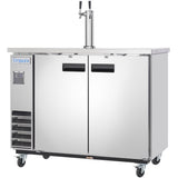 Empura Refrigeration E-KDD2-1-S Direct Draw Beer Dispenser 49.1"W X 24.41"D X 41.9"H 12.5 Cu. Ft. Capacity