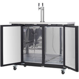 Empura Refrigeration E-KDD2-1 Direct Draw Beer Dispenser 49.1"W X 24.41"D X 41.9"H 12.5 Cu. Ft. Capacity
