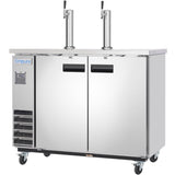 Empura Refrigeration E-KDD2-2-S Direct Draw Beer Dispenser 49.1"W X 24.41"D X 41.9"H 12.5 Cu. Ft. Capacity