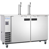 Empura Refrigeration E-KDD3-2-S Direct Draw Beer Dispenser 61.1"W X 24.41"D X 41.9"H 16.6 Cu. Ft. Capacity