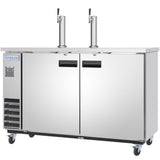 Empura Refrigeration E-KDD3-2-S Direct Draw Beer Dispenser 61.1"W X 24.41"D X 41.9"H 16.6 Cu. Ft. Capacity