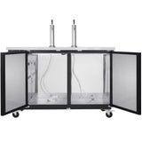 Empura Refrigeration E-KDD3-2 Direct Draw Beer Dispenser 61.1"W X 24.41"D X 41.9"H 16.6 Cu. Ft. Capacity