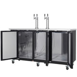 Empura Refrigeration E-KDD4-2 Direct Draw Beer Dispenser 73.1"W X 24.41"D X 41.9"H 20.8 Cu. Ft. Capacity