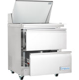 Empura Refrigeration E-KSP29M-D2 Refrigerated Sandwich/Salad Mega Top Prep Table With Drawers