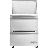 Empura Refrigeration E-KSP29M-D2 Refrigerated Sandwich/Salad Mega Top Prep Table With Drawers