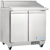 Empura Refrigeration E-KSP36M Refrigerated Sandwich/Salad Mega Top Prep Table 36.2"W X 34.5"D X 43.2"H