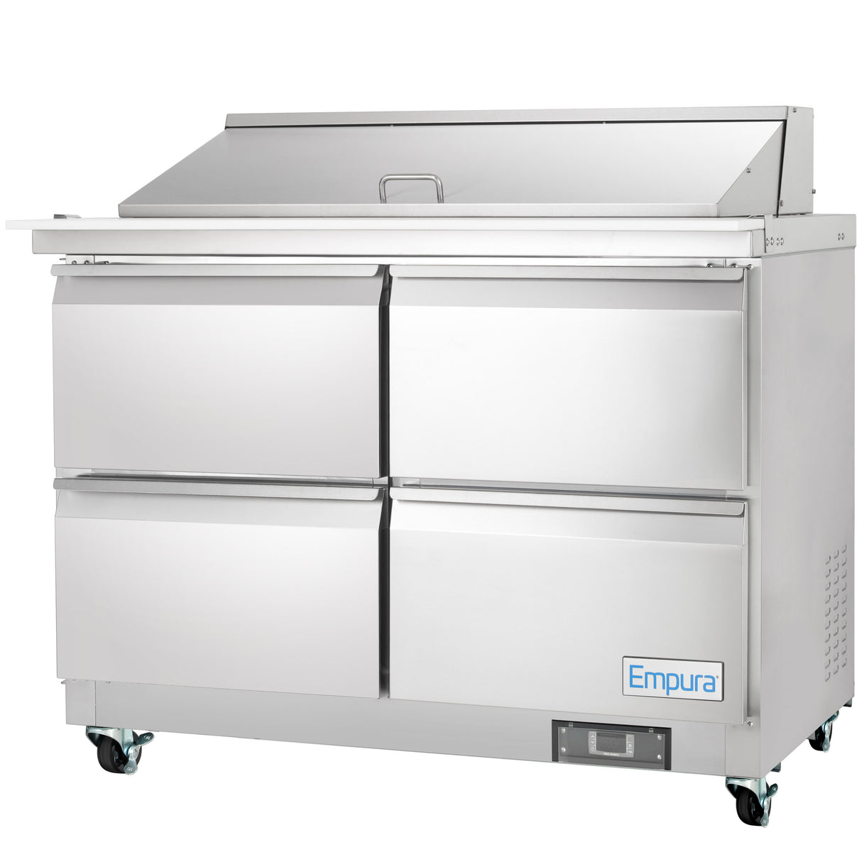 Empura Refrigeration E-KSP48M-D4 Refrigerated Sandwich/Salad Mega Top Prep Table With Drawers
