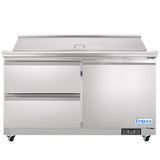 Empura Refrigeration E-KSP60M-D2 Refrigerated Sandwich/Salad Mega Top Prep Table With Drawers