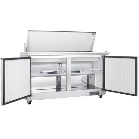 Empura Refrigeration E-KSP60M Refrigerated Sandwich/Salad Mega Top Prep Table 61.2"W X 34.5"D X 43.2"H
