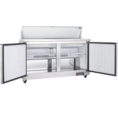 Empura Refrigeration E-KSP60 Refrigerated Sandwich/Salad Prep Table 61.2"W X 29.9"D X 43.2"H