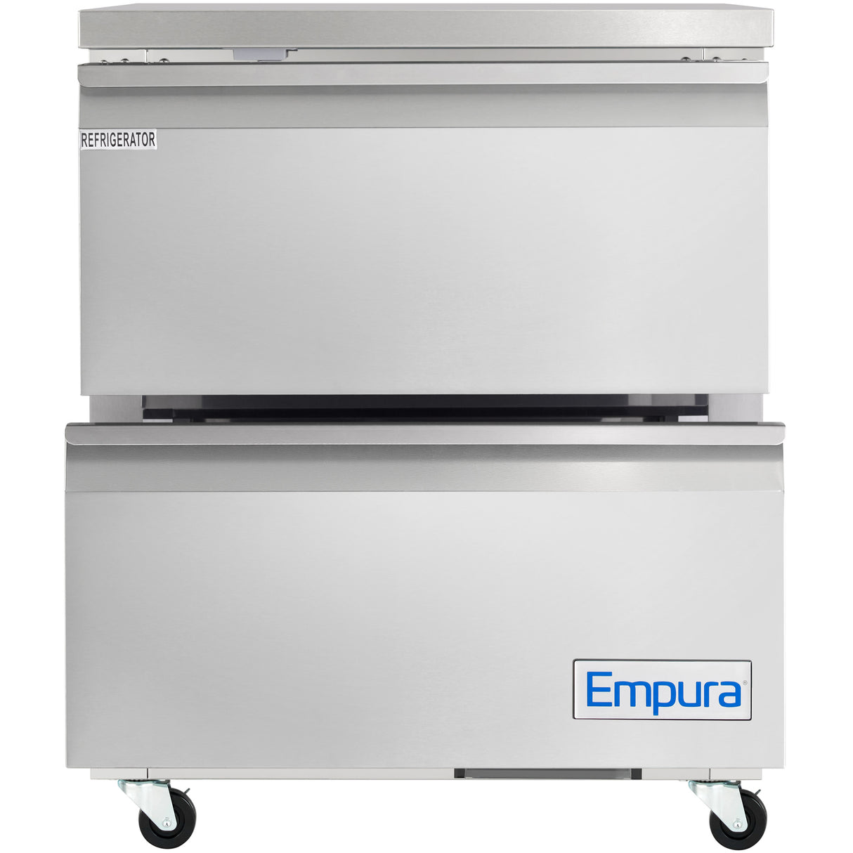 Empura Refrigeration E-KUC27-D2 Undercounter Reach-In Refrigerator 27.8"W X 29.9"D X 35.5"H