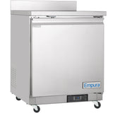 Empura Refrigeration E-KUC27FW Undercounter Reach-In Freezer Work Top 1 Swing Door Solid Door