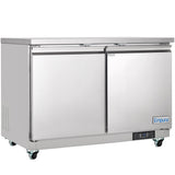 Empura Refrigeration E-KUC48F Undercounter Reach-In Freezer 48.2"W X 29.9"D X 35.5"H 10.1 Cu. Ft. Capacity