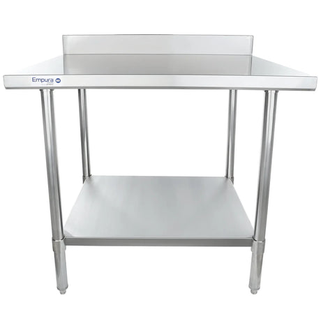 Empura Stainless SWT4B3036 Work Table 36"W X 30"D X 35"H Super Duty