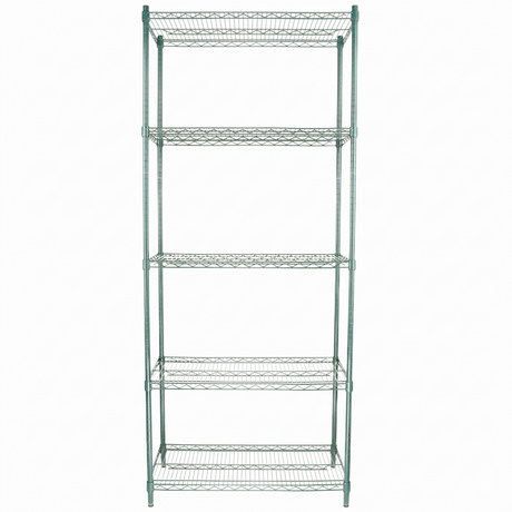 Empura Stainless E-WS183686 Shelving Unit 36"W X 18"D X 86"H 5-shelf