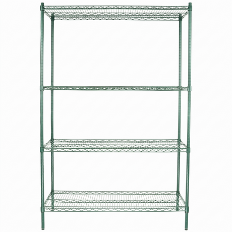 Empura Stainless E-WS184874 Shelving Unit 48"W X 18"D X 74"H 4-shelf