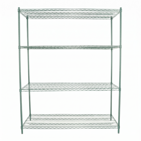 Empura Stainless E-WS187286 Shelving Unit 72"W X 18"D X 86"H 5-shelf