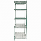 Empura Stainless E-WS243686 Shelving Unit 36"W X 24"D X 86"H 5-shelf