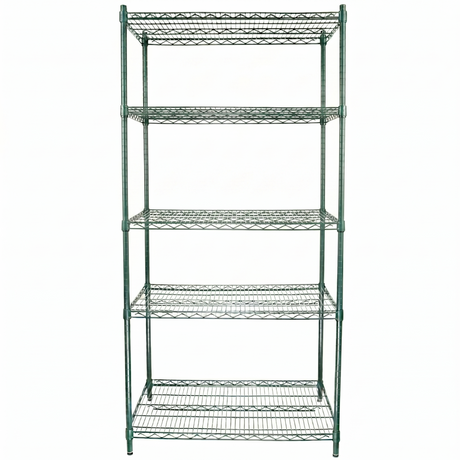 Empura Stainless E-WS244886 Shelving Unit 48"W X 24"D X 86"H 5-shelf